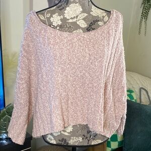 Free People Good Day Pullover Boxy Sweater